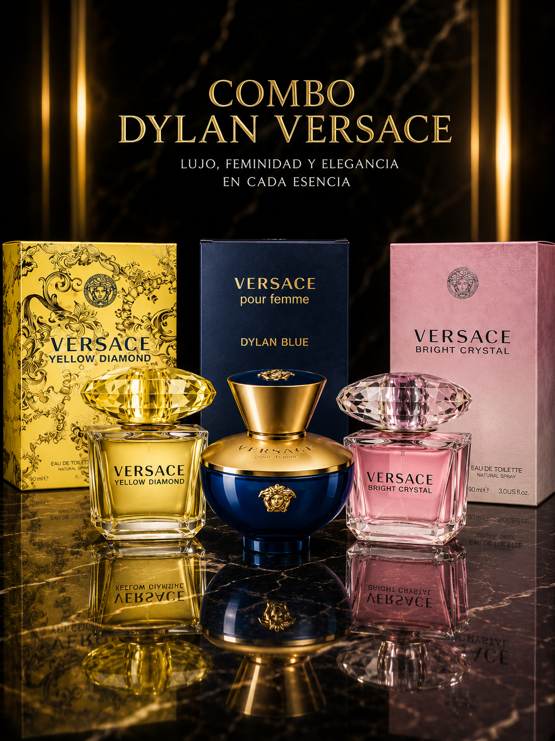 COMBO VERSACE DYLAN + OBSEQUIO