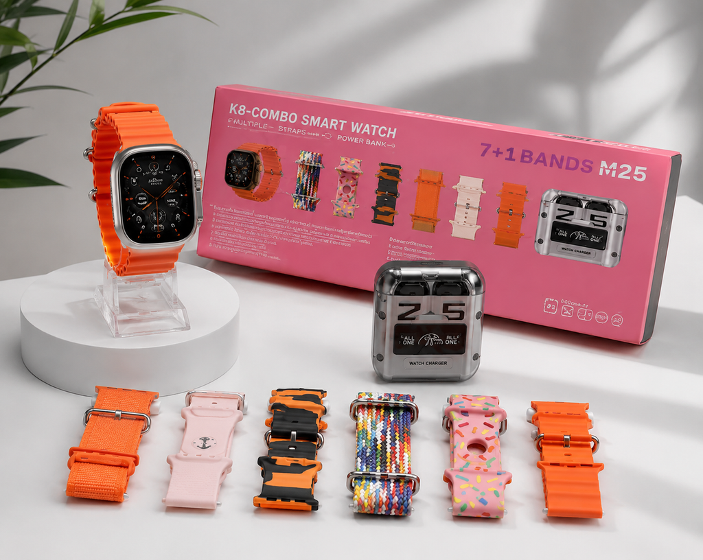 Combo Smart Watch Mas Audifonos Gamer K8